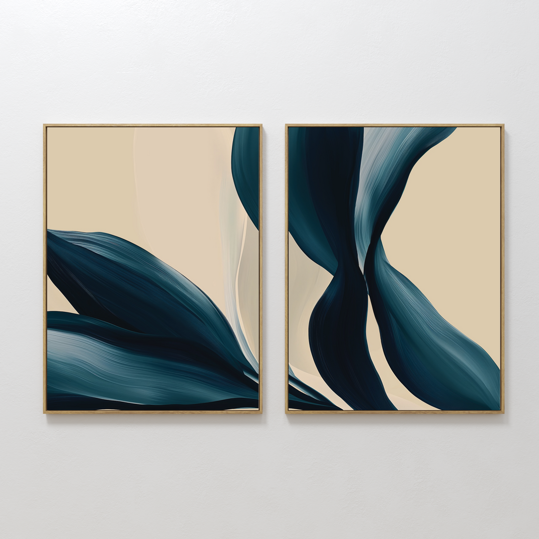 Midnight Foliage Set of 2