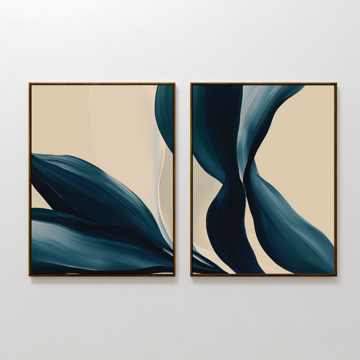 Midnight Foliage Set of 2