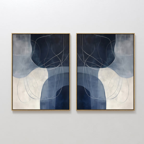 Midnight Lines Set of 2