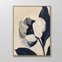 Vertical — Midnight Tulip Canvas Art