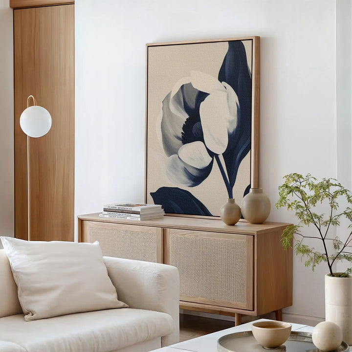 Midnight Tulip Canvas Art