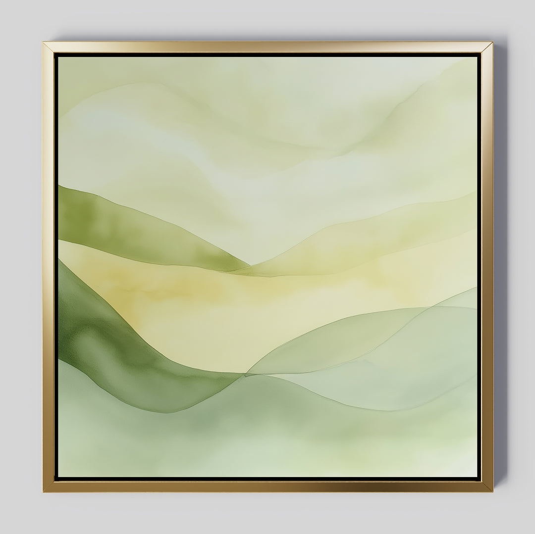 Mist on Hills Canvas Art