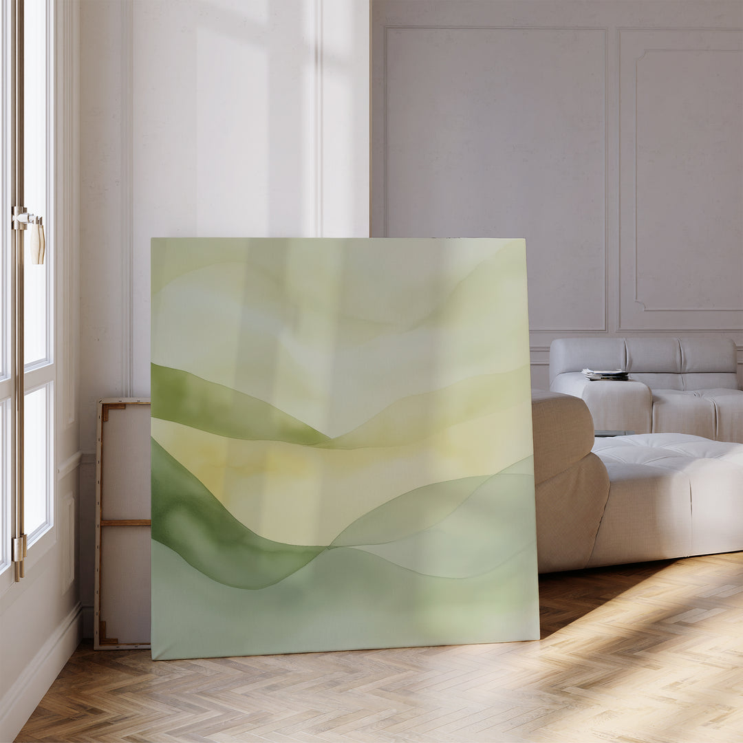 Mist on Hills Canvas Art