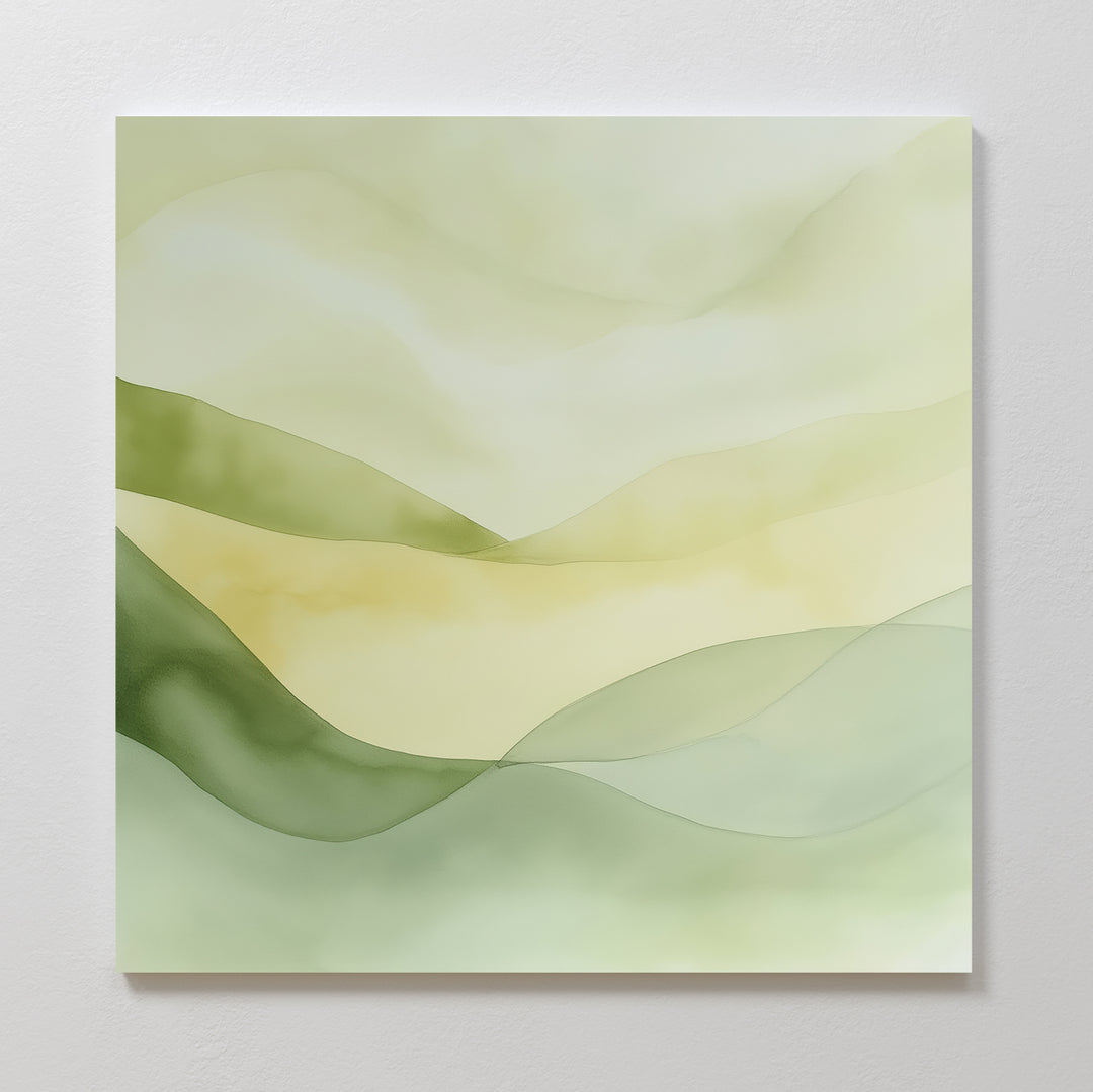 Mist on Hills Canvas Art