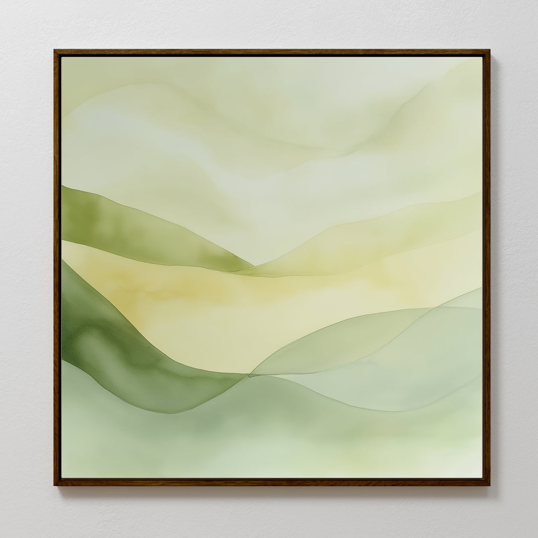 Mist on Hills Canvas Art