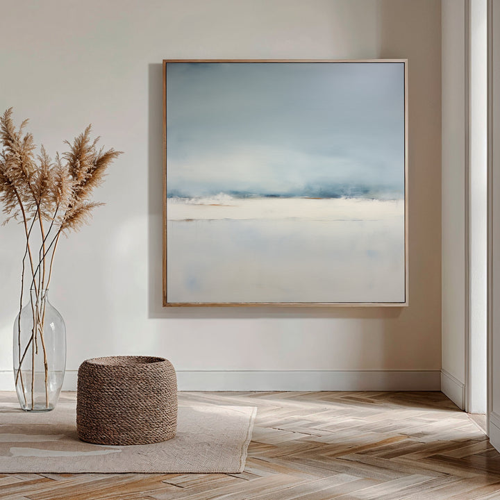 Misty Morning Abstract Canvas Art