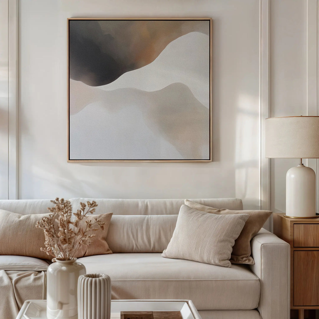 Misty Silhouette Canvas Art