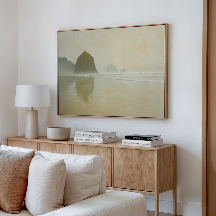 Morning At Cannon Beach Canvas Art