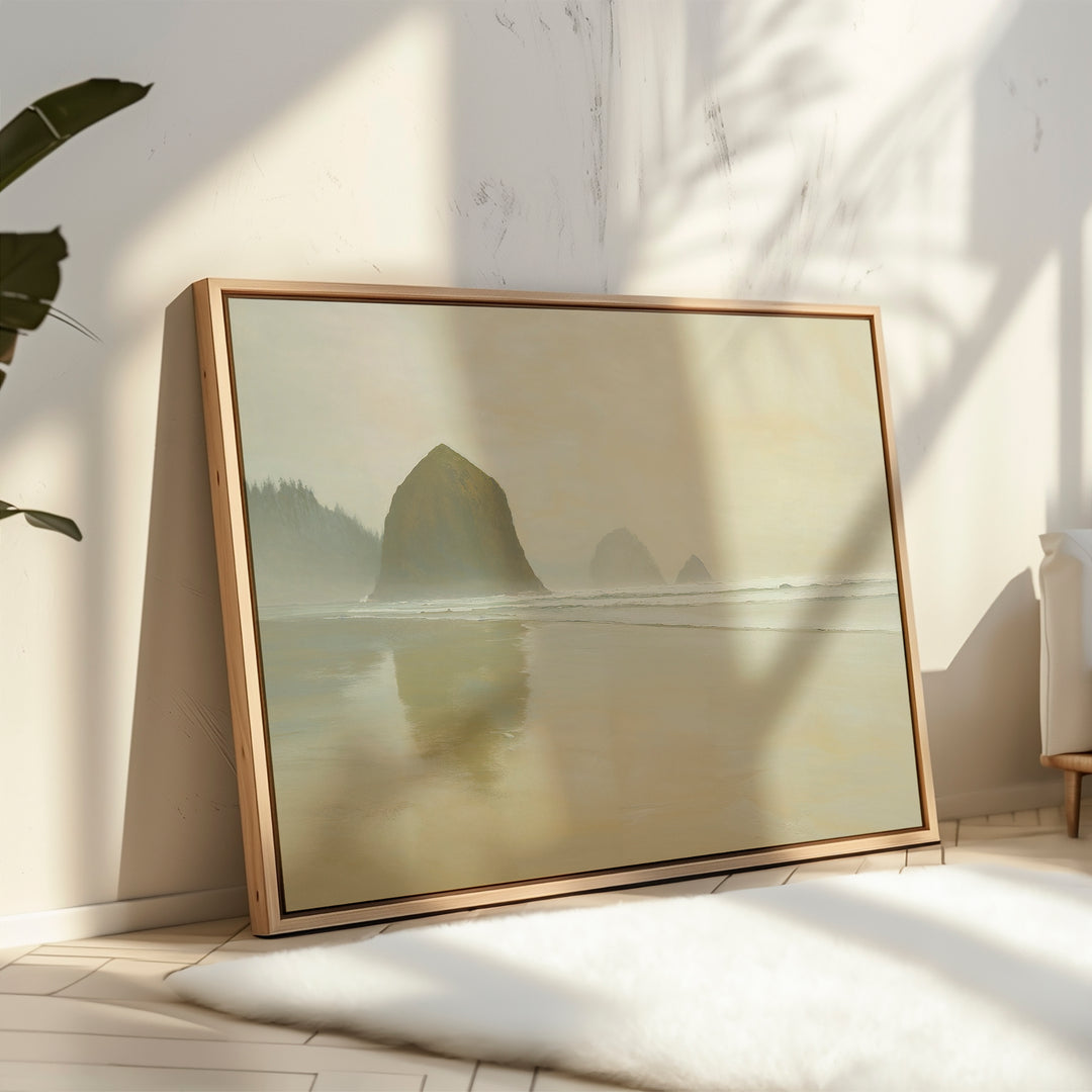 Morning At Cannon Beach Canvas Art