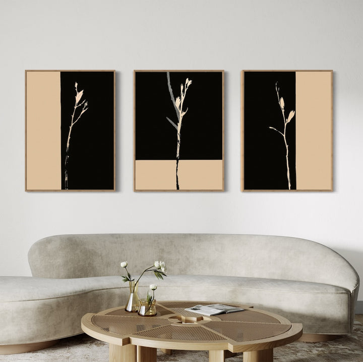 Noir Flora Set of 3