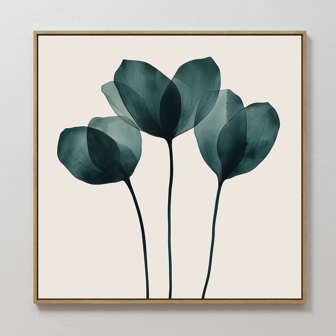 Leafy Balance Canvas Art