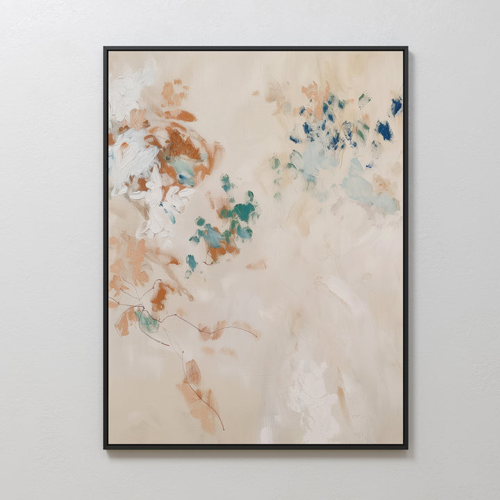 Pastel Blossoms Abstract Canvas Art