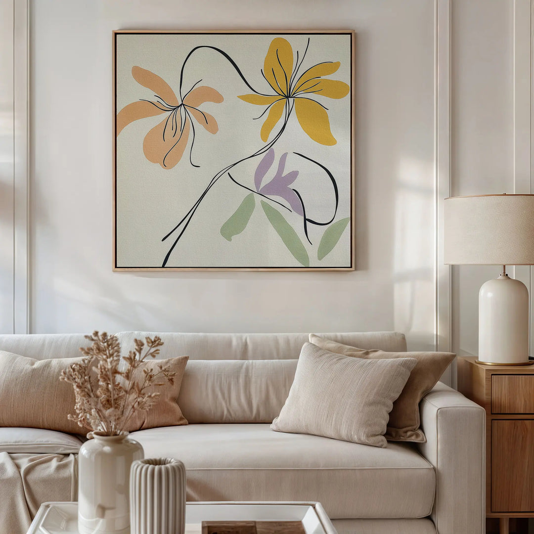 Pastel Botanicals Canvas Art