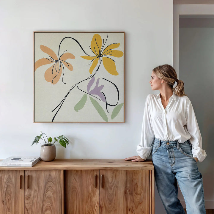 Pastel Botanicals Canvas Art