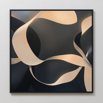 Quiet Division Abstract Canvas Art – Nordic Park