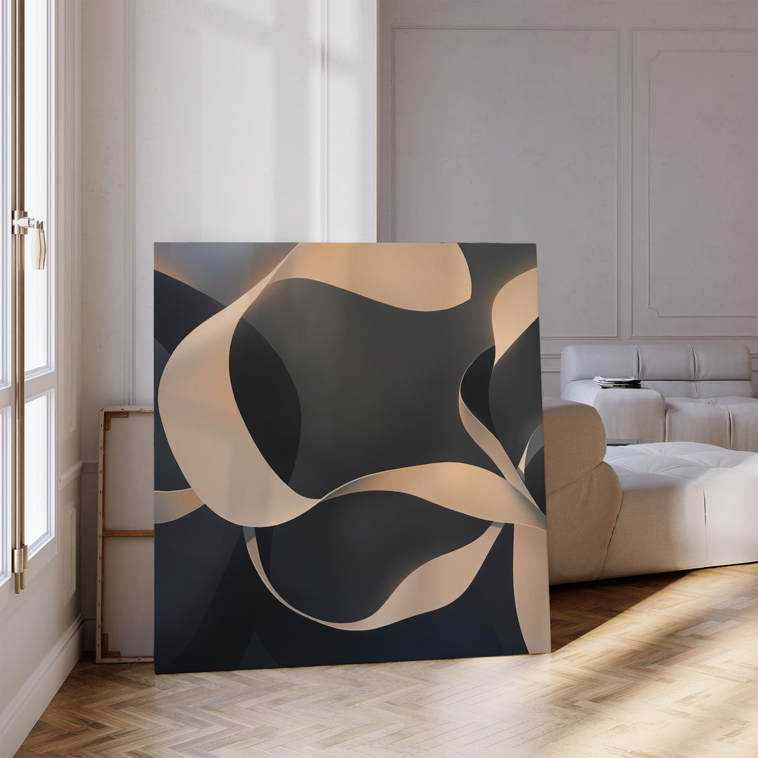 Quiet Division Abstract Canvas Art