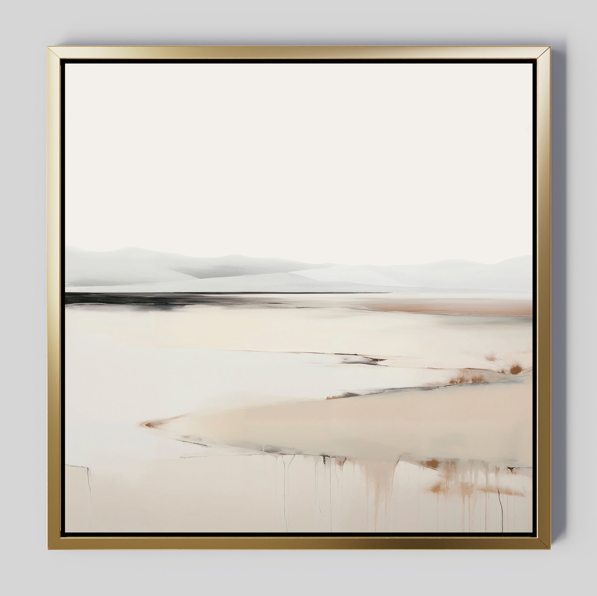 Quiet Valley Abstract Canvas Art – Nordic Park