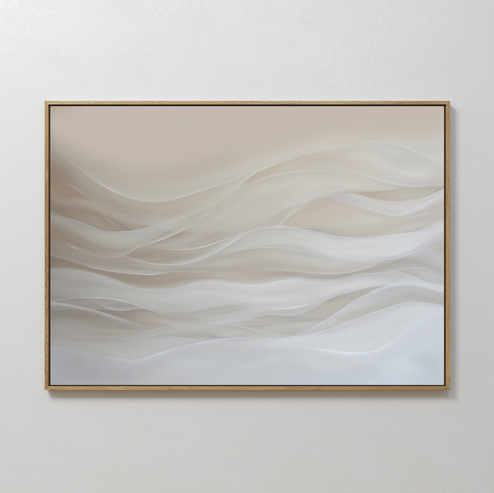 Sandy Hues Abstract Canvas Art