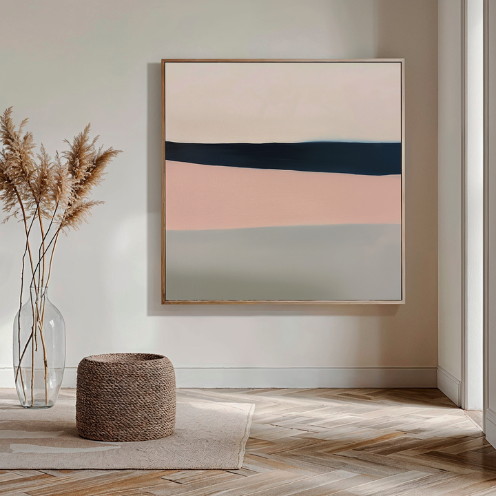 Coastal Blend Abstract Canvas Art