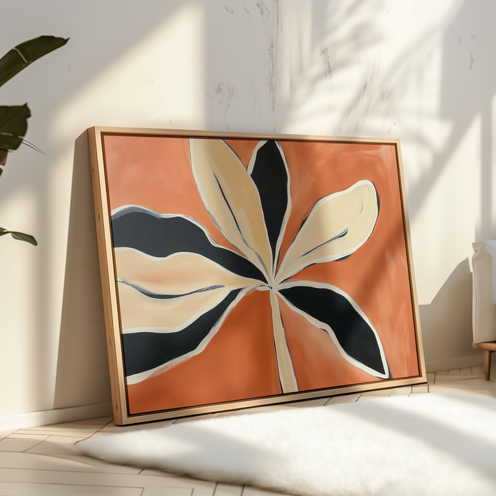 Terra Bloom Abstract Canvas Art