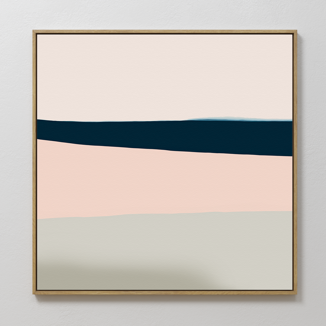 Coastal Blend Abstract Canvas Art