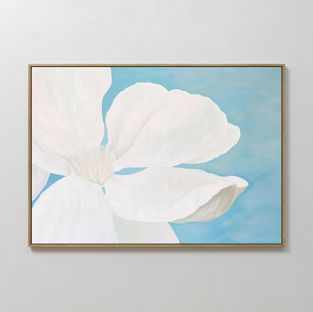 Heavenly Hibiscus Abstract Canvas Art