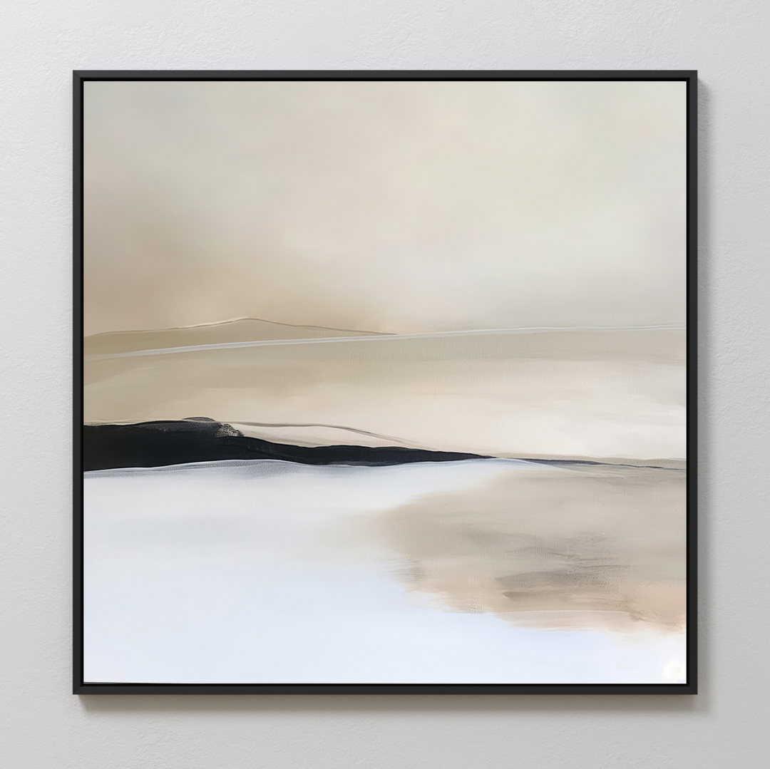 Desert Quietude Abstract Canvas Art