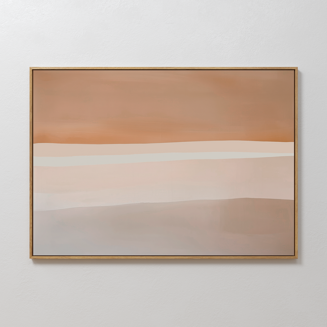 Saharan Lines Abstract Canvas Art