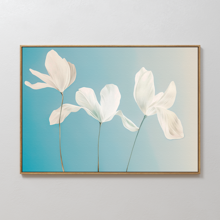 Stellar Flora Abstract Canvas Art