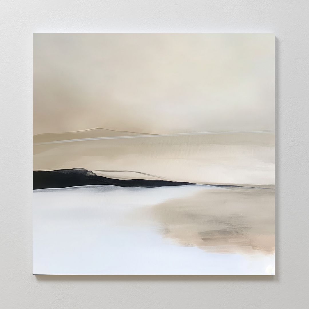 Desert Quietude Abstract Canvas Art