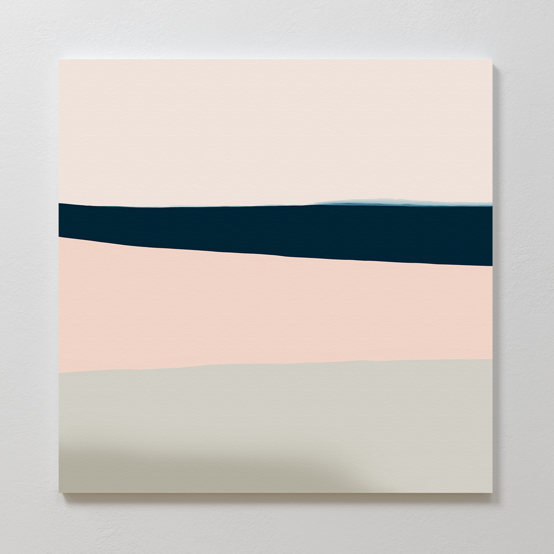 Coastal Blend Abstract Canvas Art