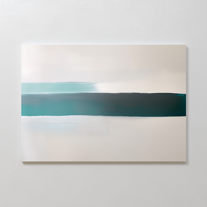 Horizon Mist Abstract Canvas Art
