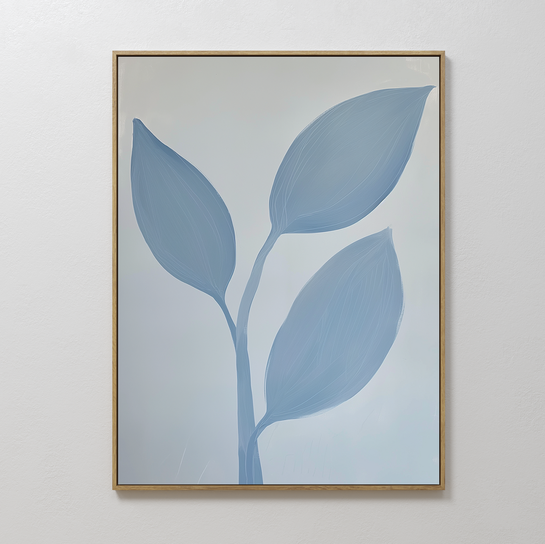 Serenity Sprouts Abstract Canvas Art