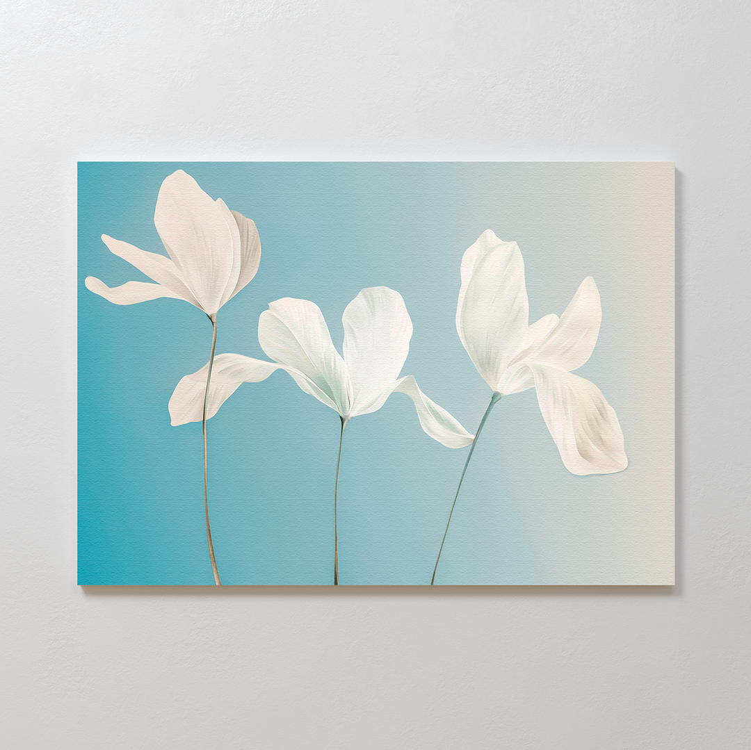 Stellar Flora Abstract Canvas Art