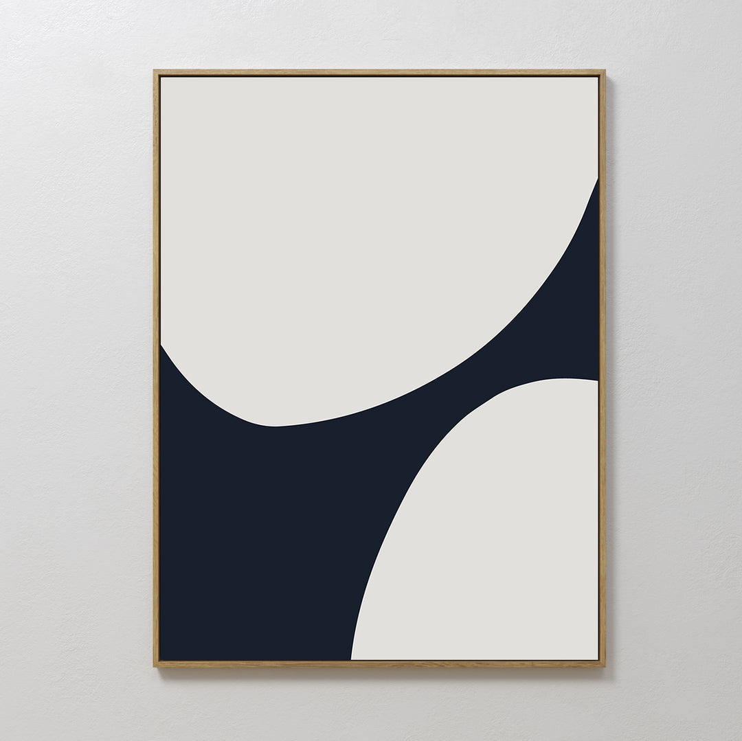 Contrast Harmony Abstract Canvas Art