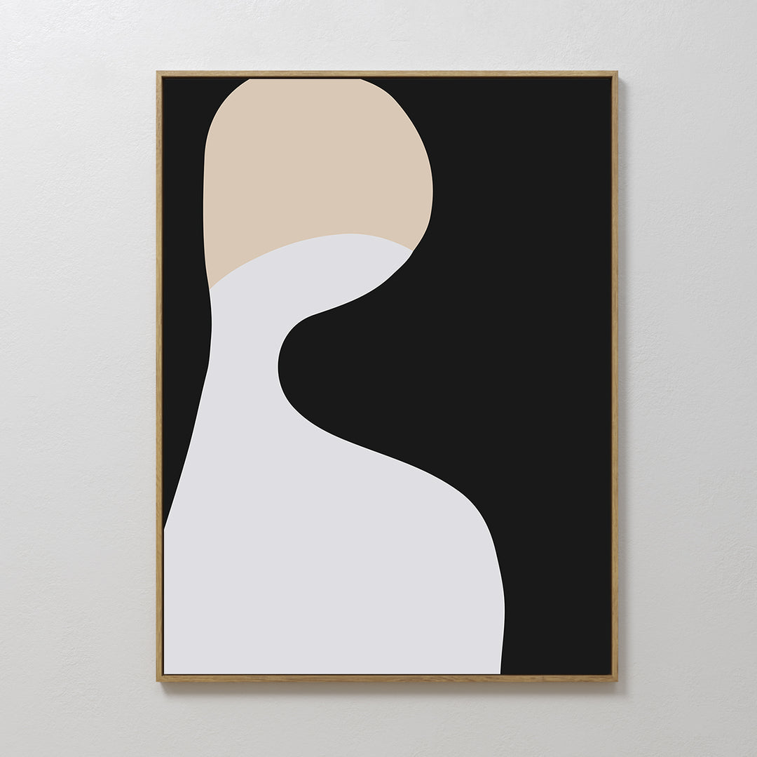 Ethereal Shapes Abstract Canvas Art