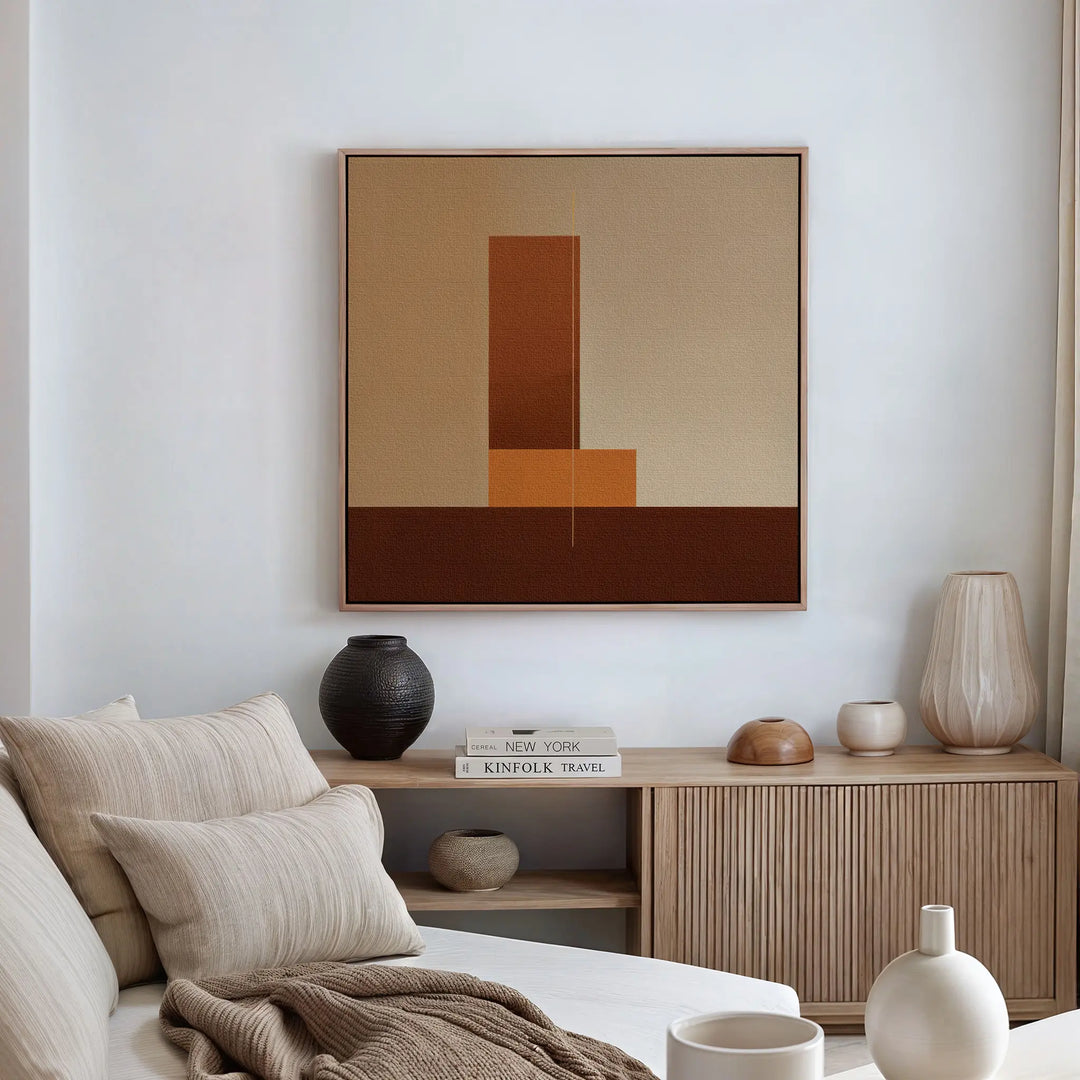 Rustic Pillar Canvas Art
