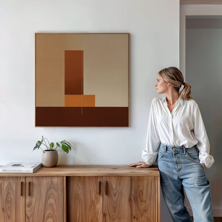 Rustic Pillar Canvas Art