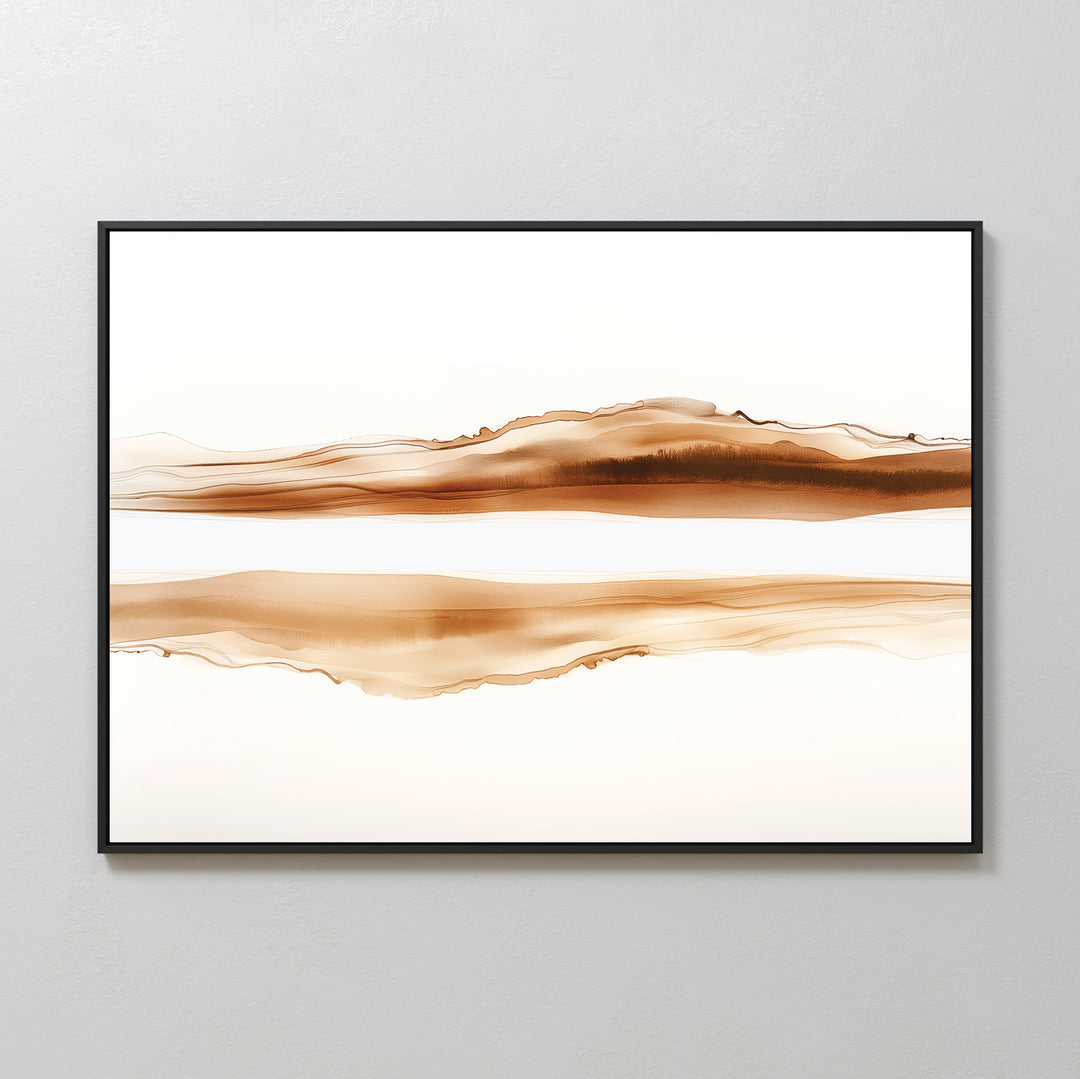 Rustic Reflections Abstract Canvas Art