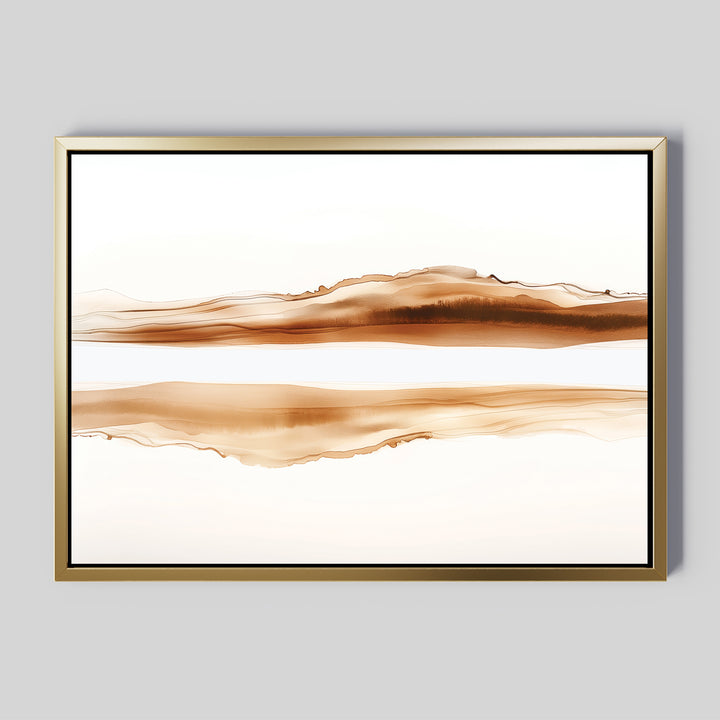 Rustic Reflections Abstract Canvas Art