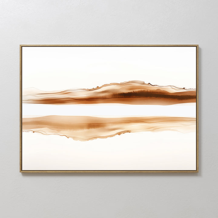 Rustic Reflections Abstract Canvas Art