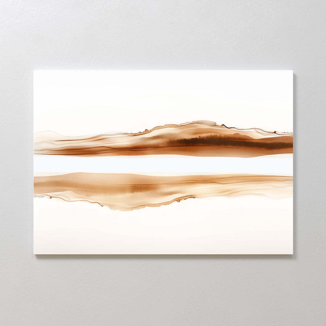 Rustic Reflections Abstract Canvas Art