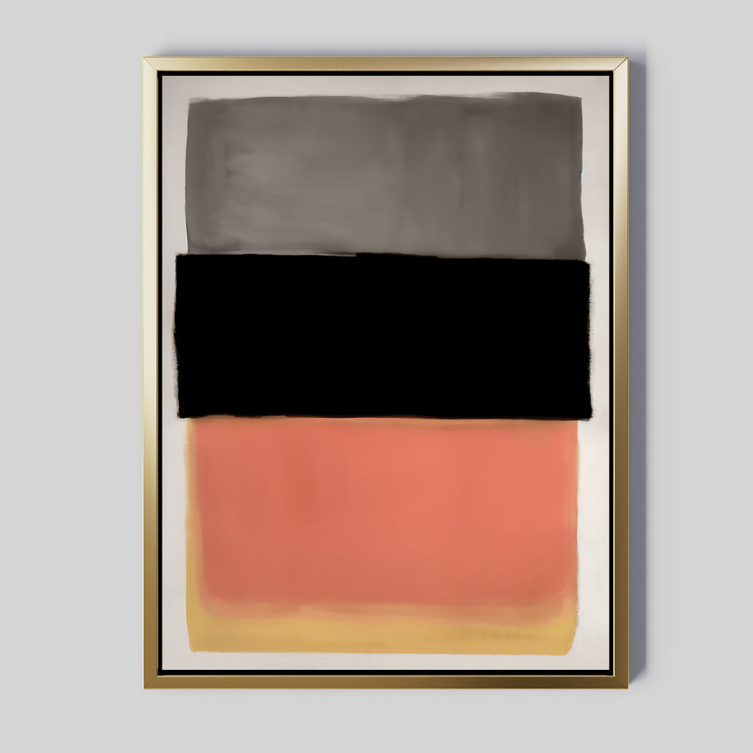 Sable Sunset Abstract Canvas Art