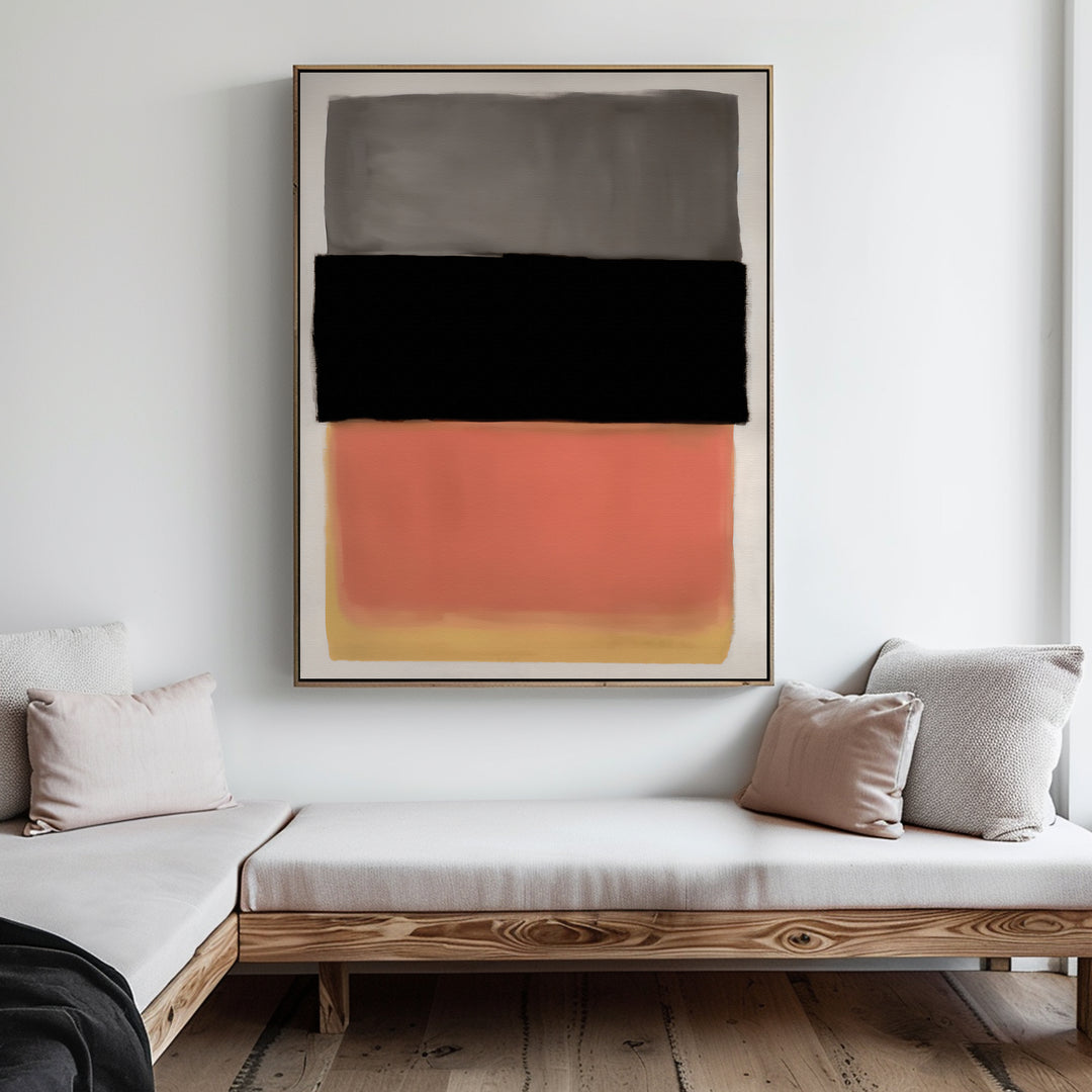 Sable Sunset Abstract Canvas Art