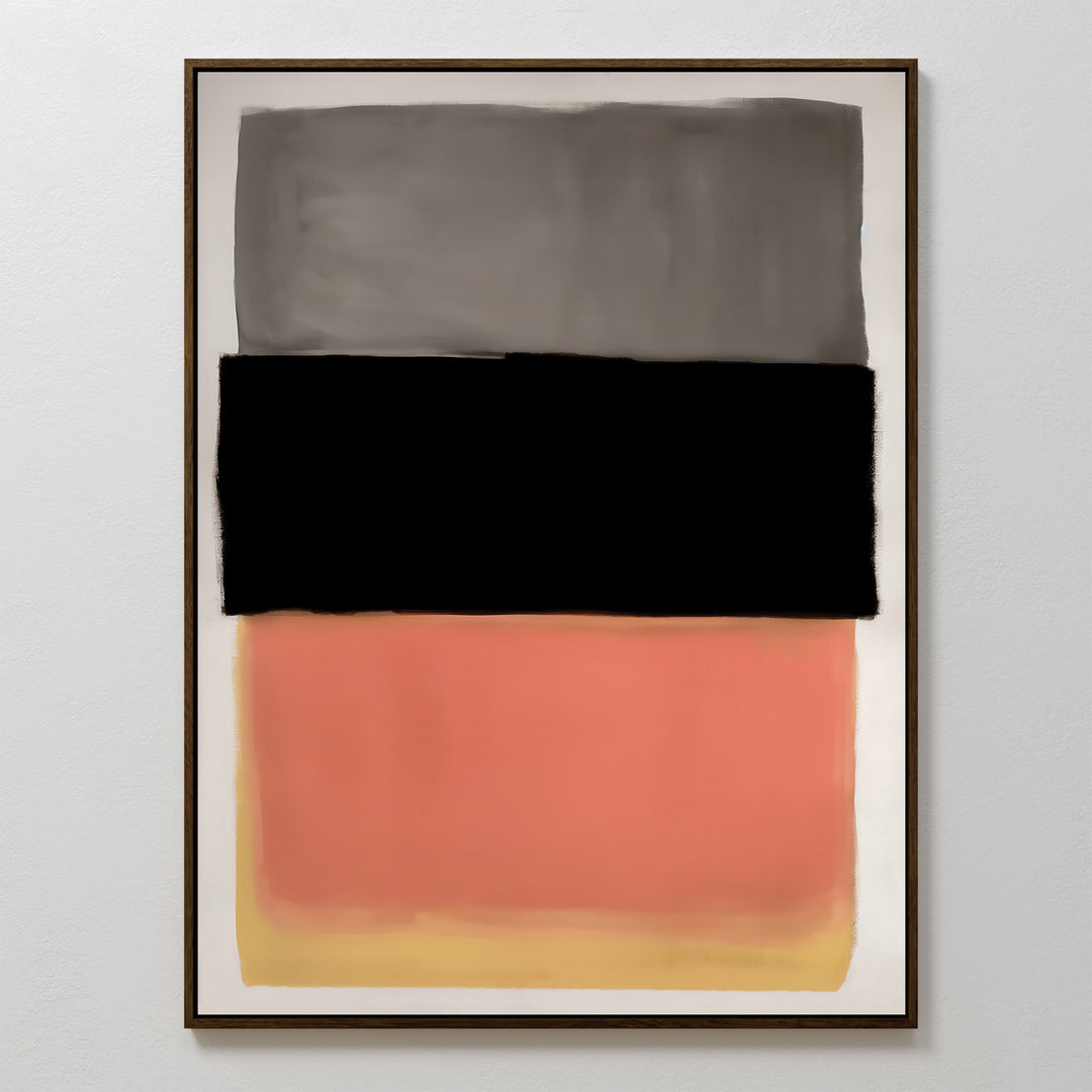 Sable Sunset Abstract Canvas Art