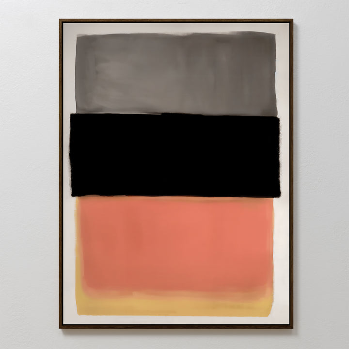 Sable Sunset Abstract Canvas Art