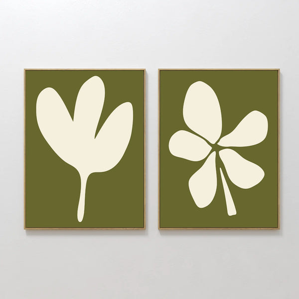 Sage Petal Set of 2