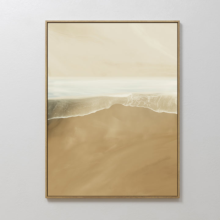 Sand and Sea Abstract Canvas Art