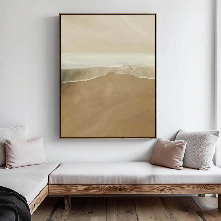 Sand and Sea Abstract Canvas Art