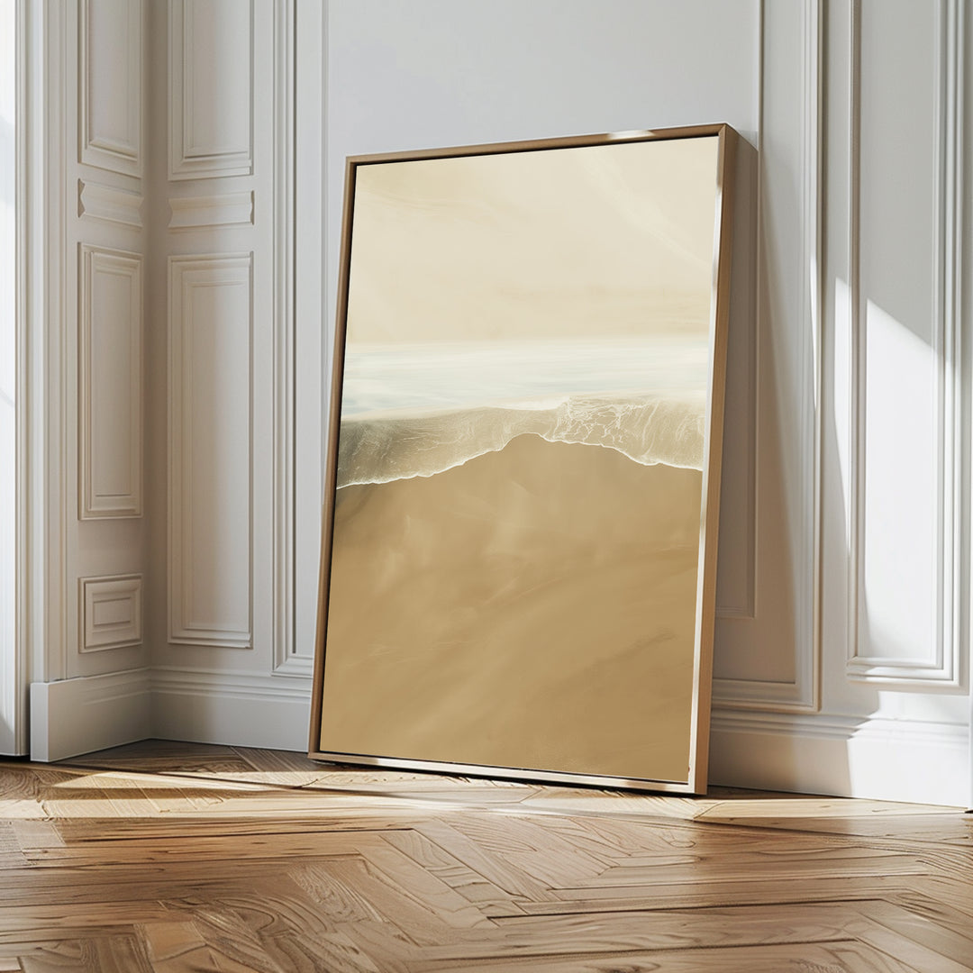 Sand and Sea Abstract Canvas Art